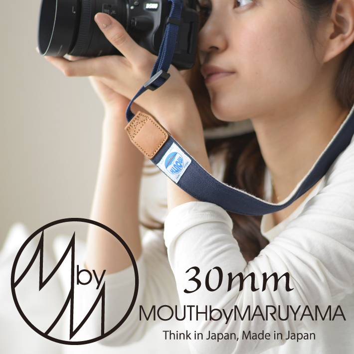 MOUTH カメラバッグ 一眼レフ、ミラーレス用のデリシャスカメラストラップ 30mm